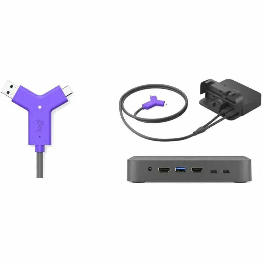 Logitech Swytch Extender Box - Desk Mountable Black Video Extender
