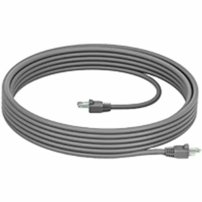 Logitech Cat5e Network Cable, RJ-45 Male, Graphite, 952-000073