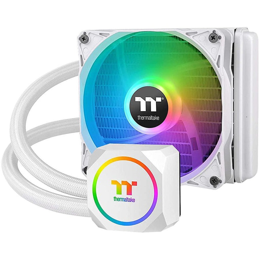 Thermaltake CL-W346-PL12SW-A White ARGB Cooling Fan and Radiator for Standard Processors