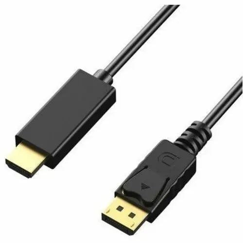 Axiom DisplayPort to HDMI Adapter Cable 6ft – Connect DisplayPort Video Sources to HDMI Monitors