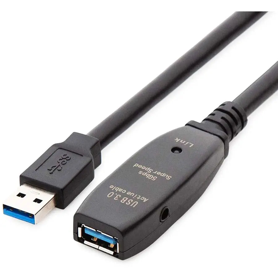 4XEM 25M Active USB 3.0 Extension Cable with LED Signal - 75ft Data Transfer Extension