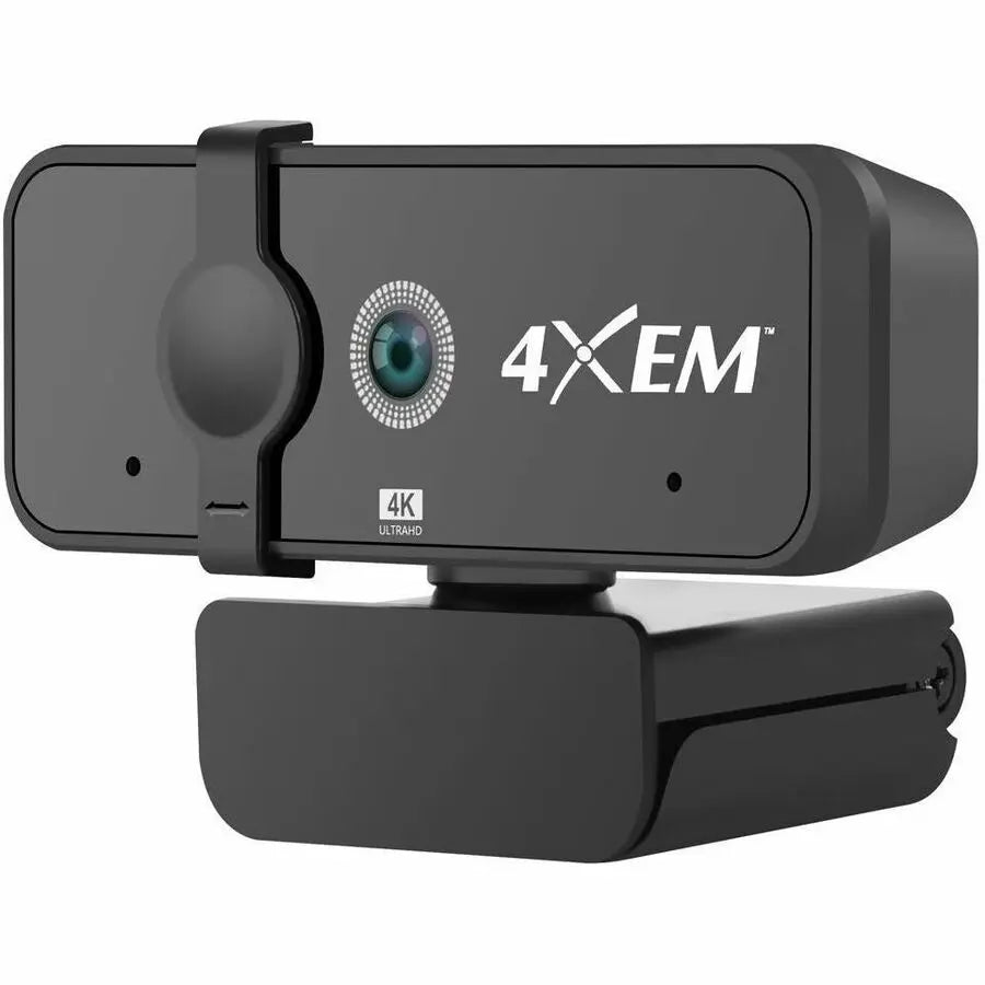 4XEM 4K 8MP Mega Pixel Webcam - High-Resolution Video Conferencing Camera with Auto Focus and 120° Rotation