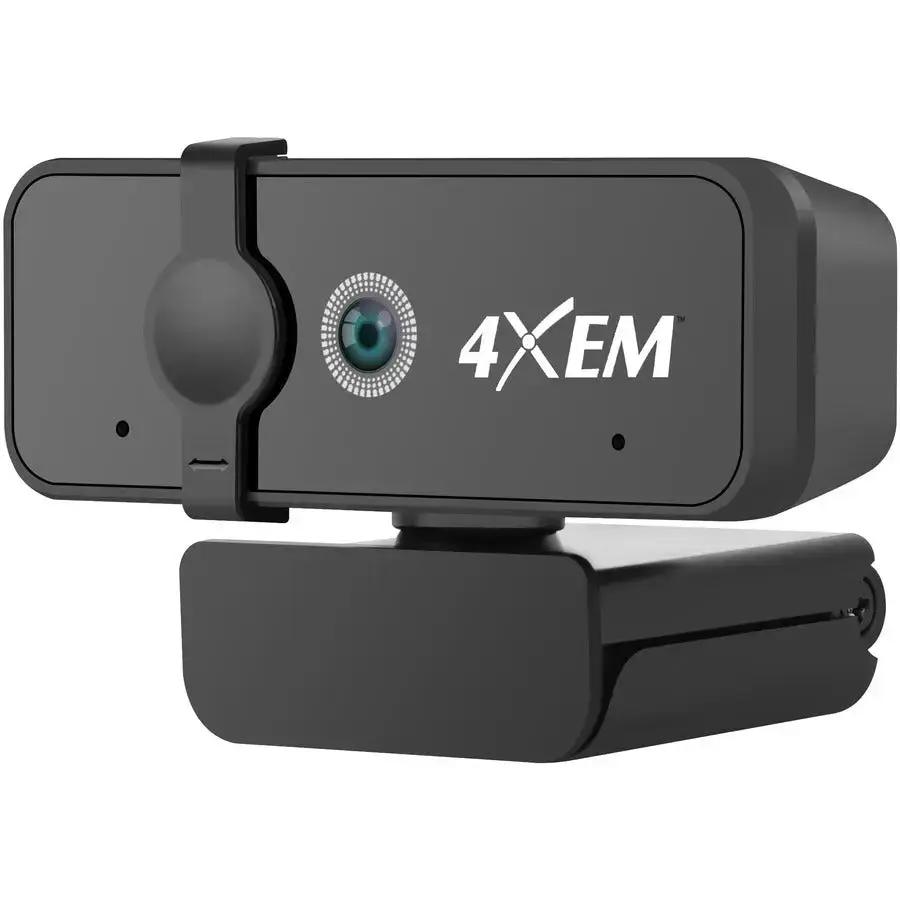 4XEM 1080P Mega Pixel Webcam with Auto Focus and 120° Rotation - Black by 4XEM