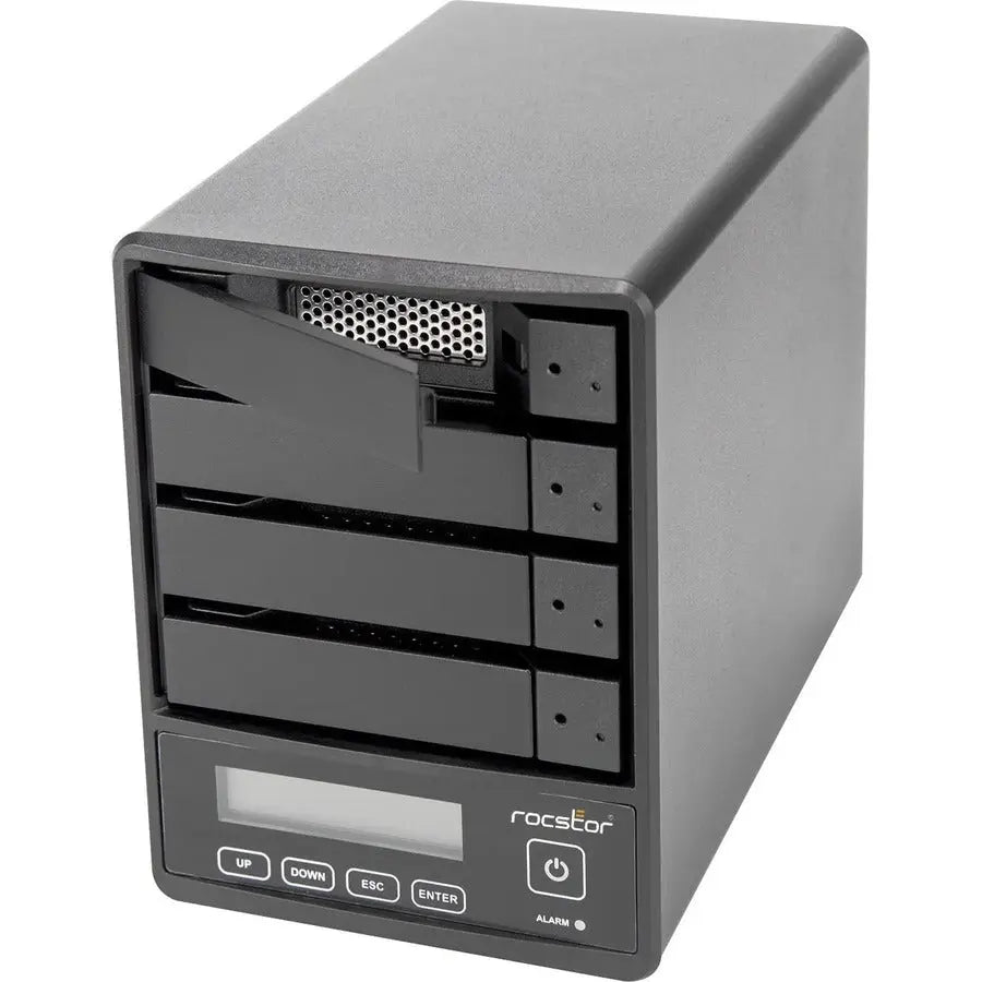 Rocstor Rocpro U35 USB Type-C Desktop RAID Storage – 4-Bay NAS with Up to 72TB Capacity and Hardware RAID