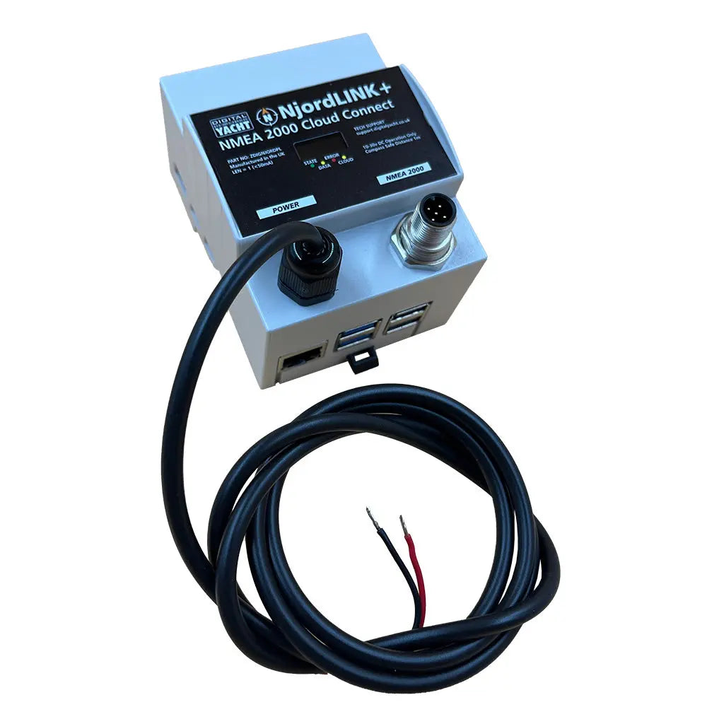 Digital Yacht NjordLINK+ NMEA 2000 Cloud Gateway for Marine Remote Monitoring