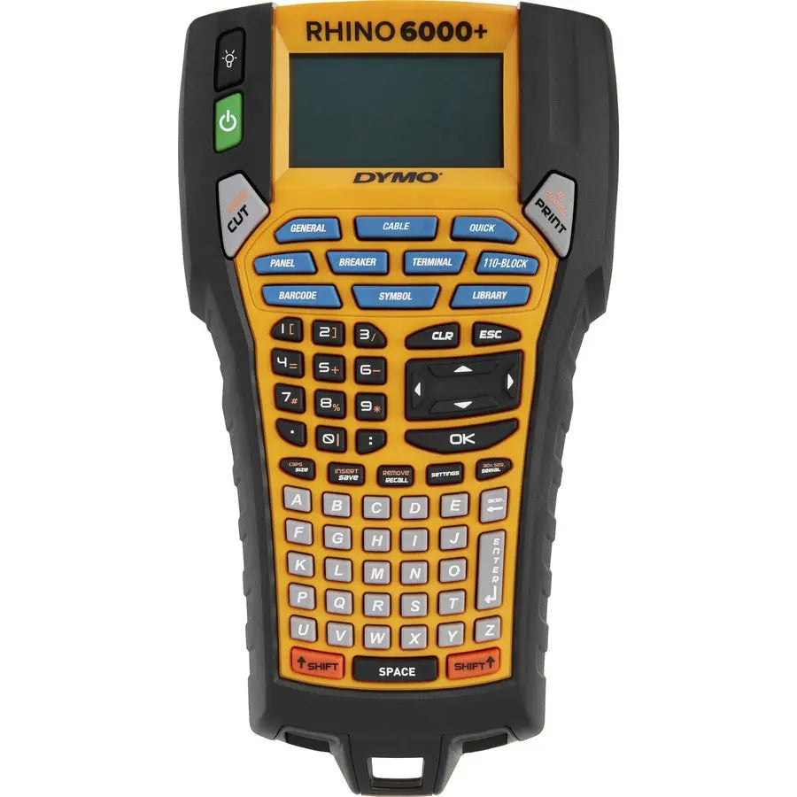 Dymo Rhino 6000+ Industrial Label Maker – Heavy-Duty Weatherproof Label Printer with PC Connectivity and Customizable Labels