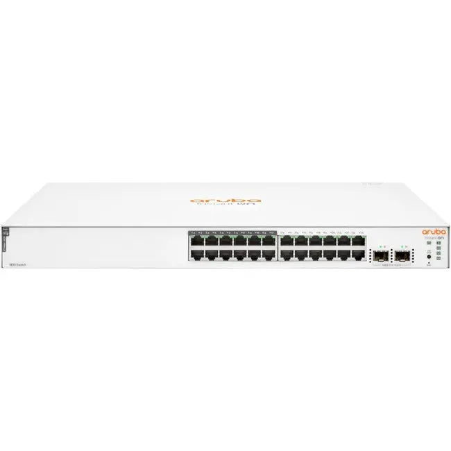 HPE Instant On 1830 24G 12p Class 4 PoE Network Switch - Compact Layer 2 Ethernet Solution