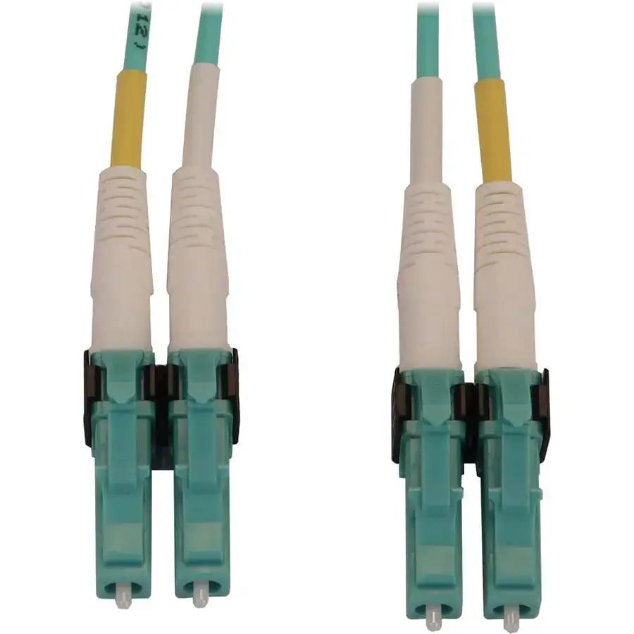 Eaton Tripp Lite Series 400G Multimode 50/125 OM4 Fiber Optic Duplex Network Cable (1 Meter) by Eaton Corporation