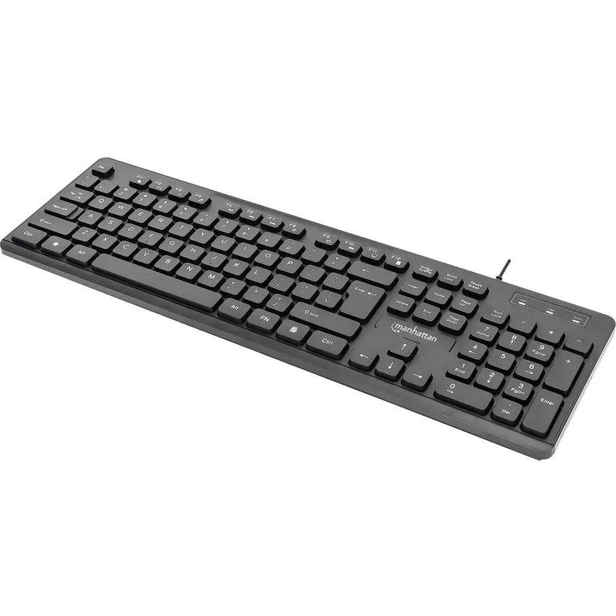 IC Intracom Manhattan Wired Office Keyboard with 104 Keys and Spill Resistance