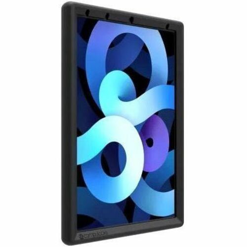 Compulocks Rugged Edge Case for iPad Mini 8.3" (6th & 7th Generation) Black - Silicone Protective Cover with Grip and Screen Guard