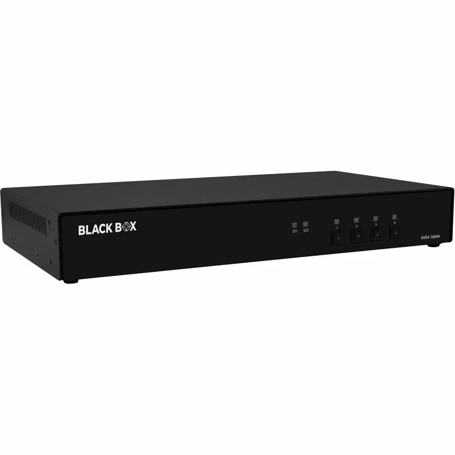 Black Box KVM Switch KVS4-1004V - 4-Port DisplayPort Secure Computer Console Switch
