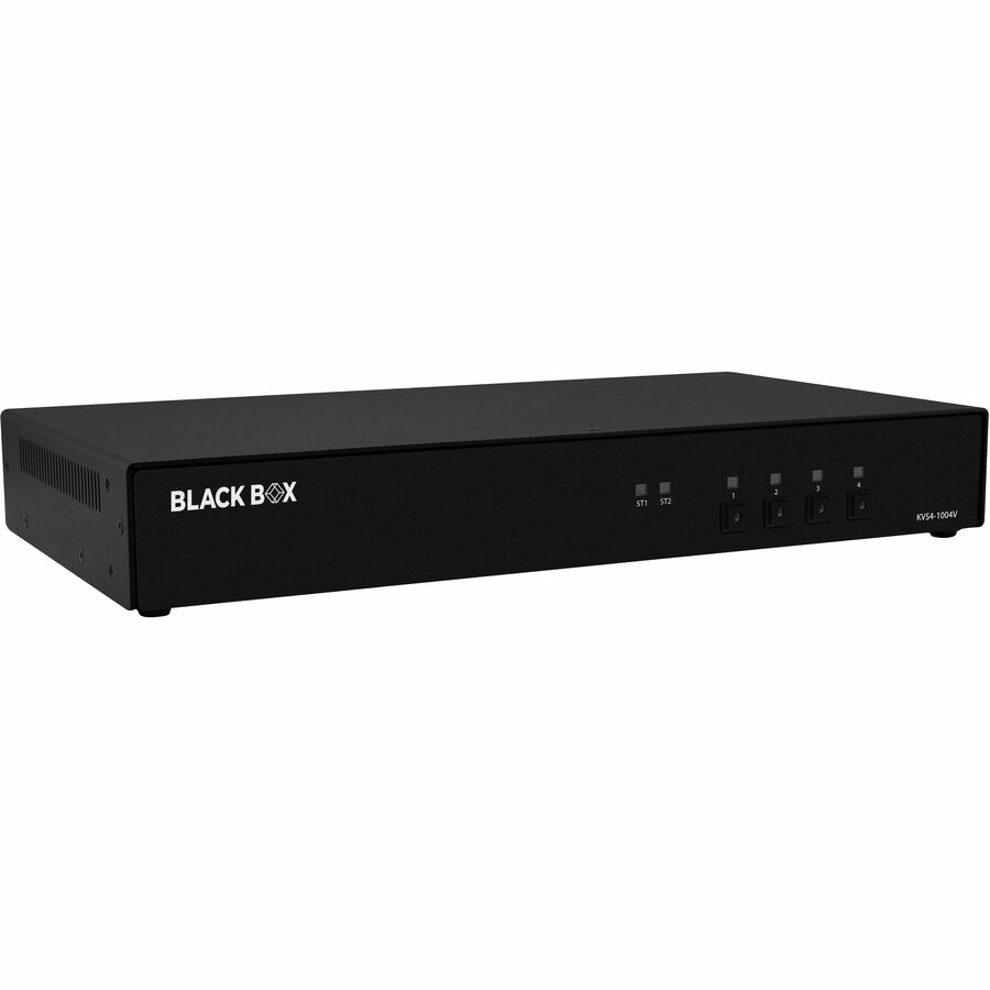 Black Box KVS4-1004V Secure 4-Port DisplayPort KVM Switch with NIAP Certification