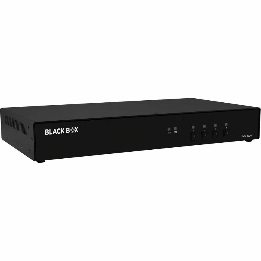 Black Box KVS4-1004V Secure 4-Port DisplayPort KVM Switch with NIAP Certification by BLACK BOX CORPORATION