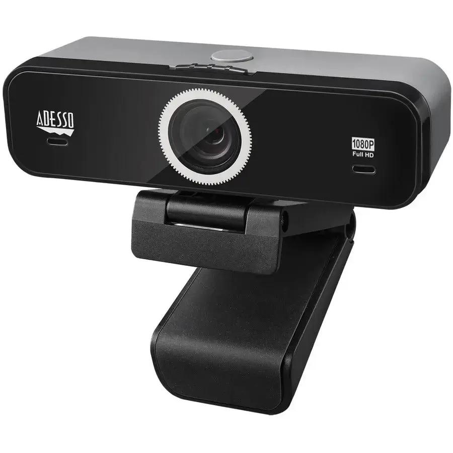 Adesso CyberTrack K1 Webcam - 1080P HD, 2.1MP CMOS Sensor, Adjustable Field of View by Adesso, Inc