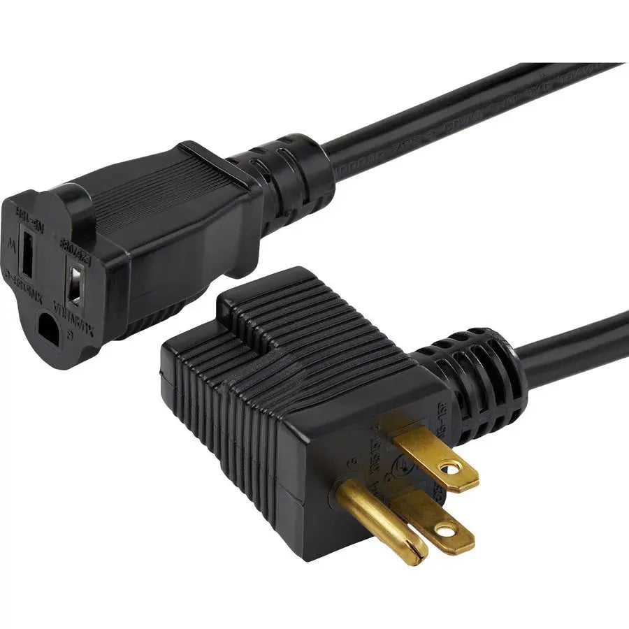 StarTech.com PAC1023 3ft Power Extension Cord with NEMA 5-15P to Dual NEMA 5-15R Outlets