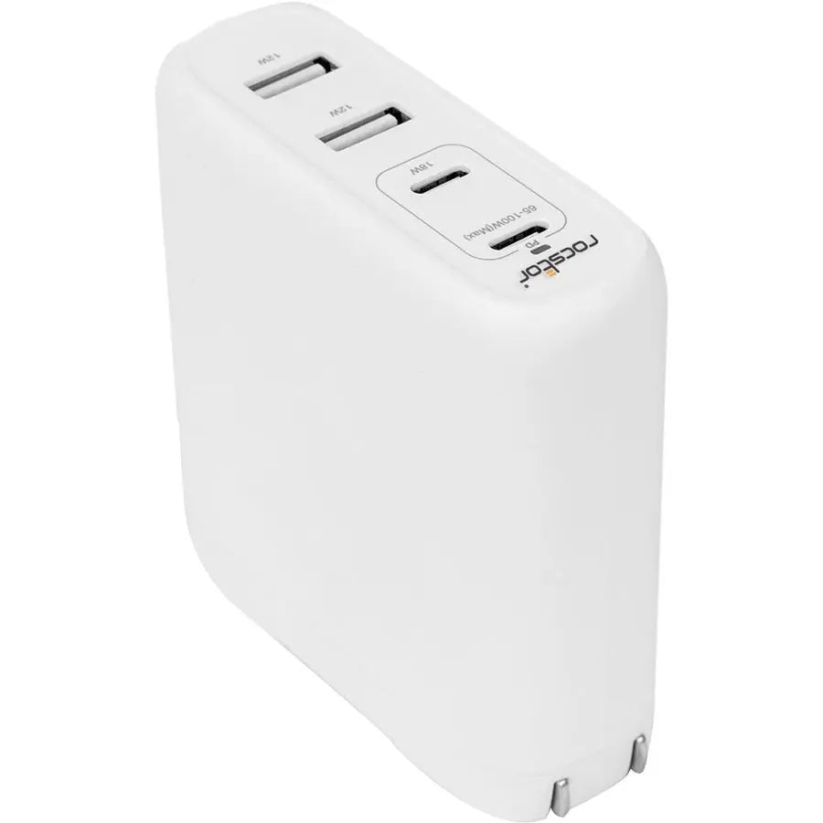 Rocstor 100W 4-Port Smart USB-C Power Adapter with Intelligent Power Allocation