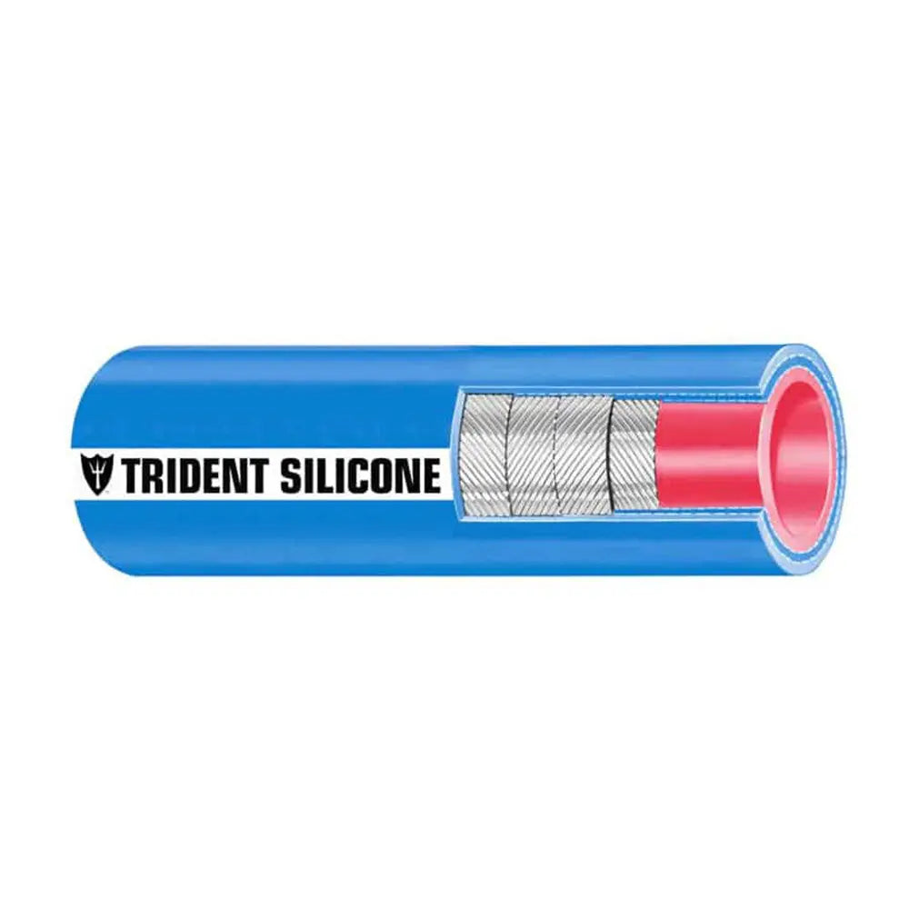 Trident Marine 6 inch x 36 inch Blue Silicone Wet Exhaust Hose – High-Temp Marine Exhaust Water-Coolant Hose