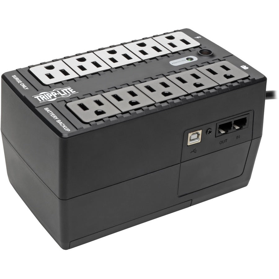 Eaton Corporation Tripp Lite INTERNET550U 550VA UPS for Home and Office Electronics