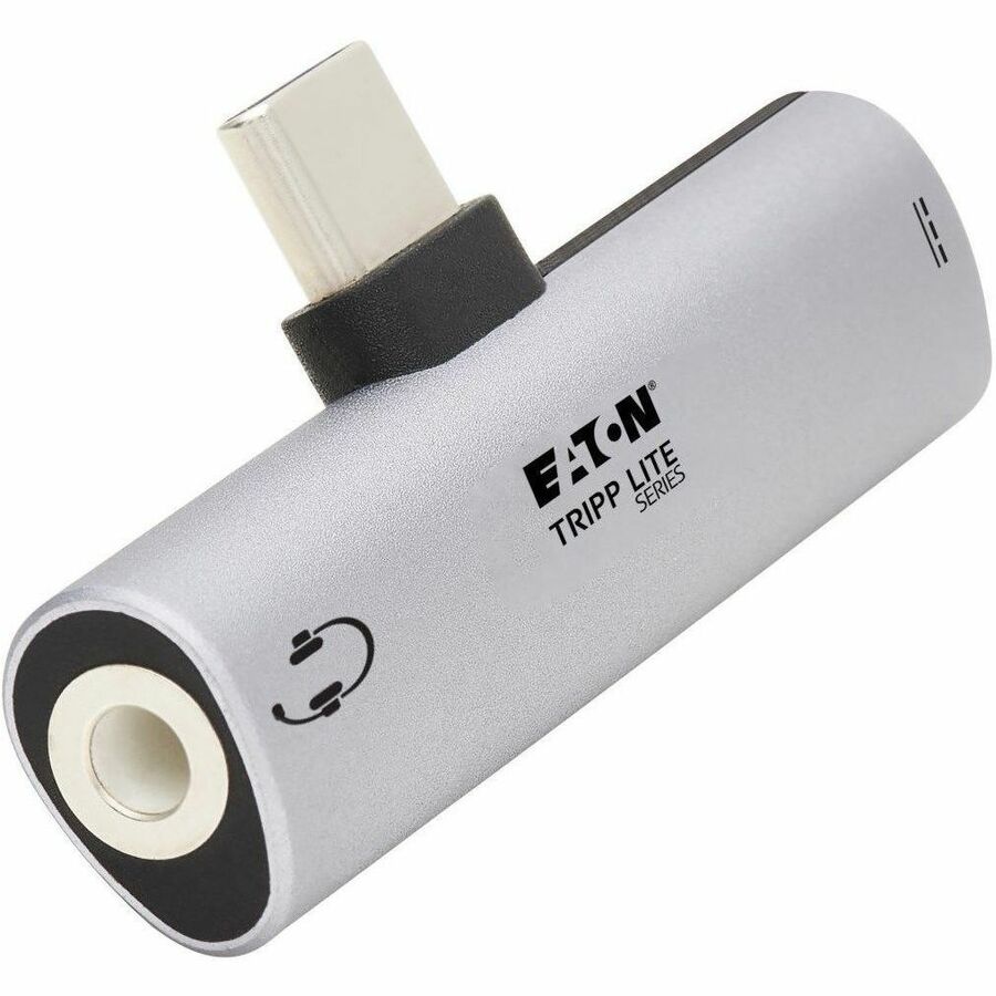Eaton Tripp Lite Series U437-001-C-V2 USB-C to 3.5 mm Headphone Jack Adapter with Charging Support