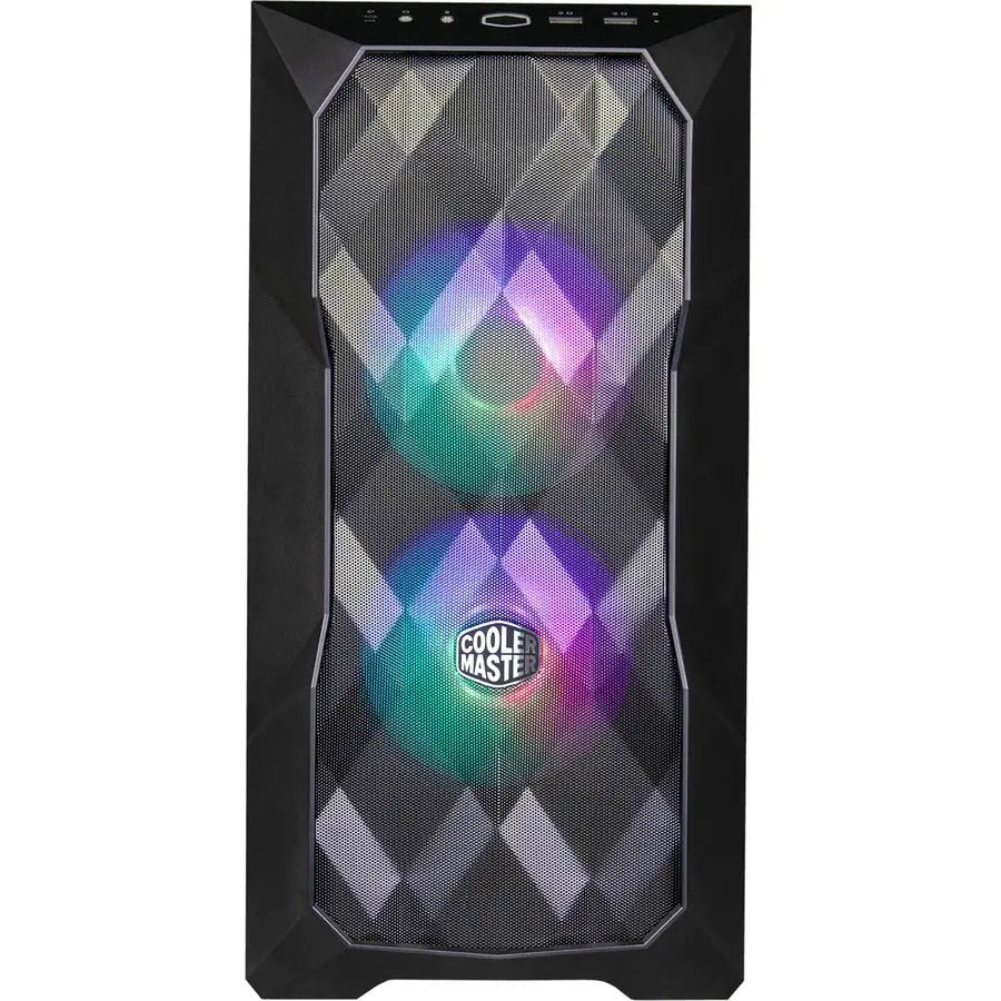 Cooler Master MasterBox TD300 Mesh Mini-Tower Computer Case with ARGB Fans and Tempered Glass Panel