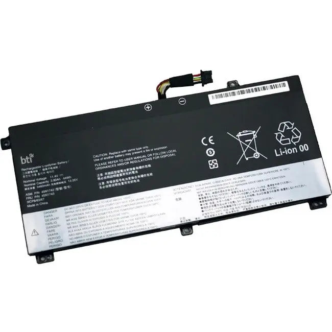 BTI Battery 45N1743-BTI Lenovo ThinkPad T550, T550S, T560, W550, W550S Replacement Lithium-Ion Battery