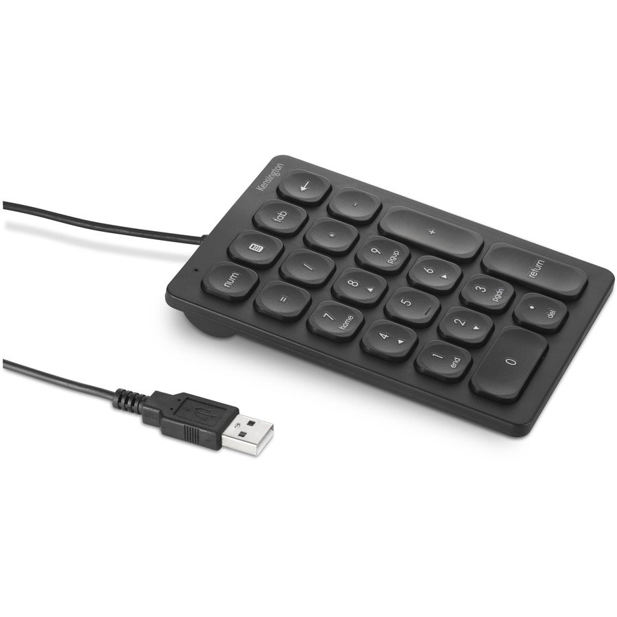 Kensington Wired Numeric Keypad K79820WW – Compact 21-Key Number Pad with 4 Shortcut Keys for Windows, Mac, and Chrome OS