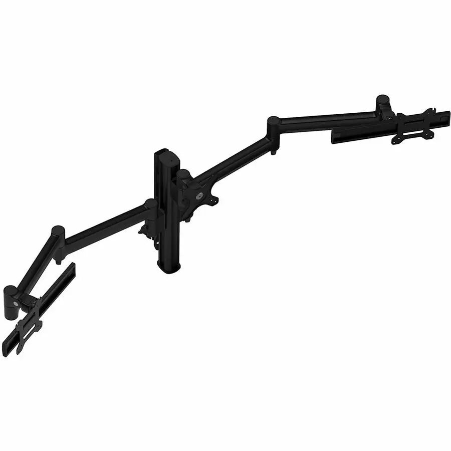 Atdec AWMS-3-137S4-H-B Modular Triple Monitor Mount with Extendable Arms and Sliders in Black
