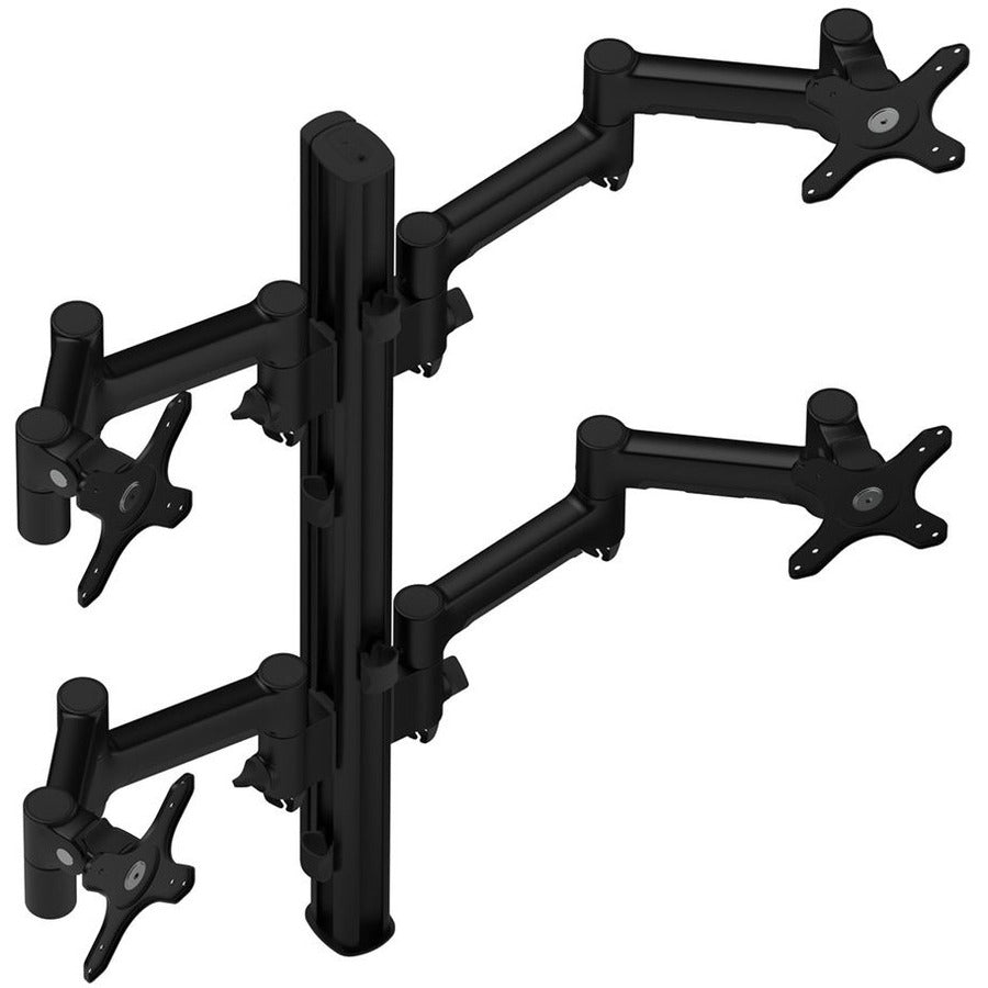 Atdec AWMS-4-4675 Mounting Arm for Monitors and Flat Panel Displays - Black