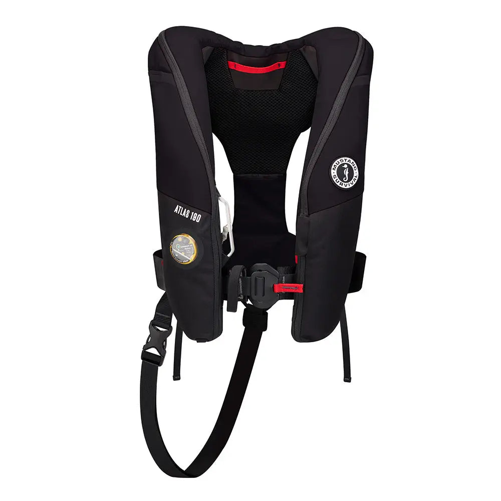 Mustang Survival Atlas 190 DLX Open Ocean Inflatable PFD - Black