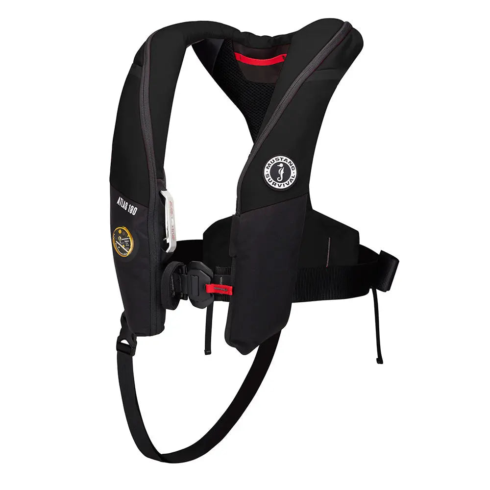 Mustang Survival Atlas 190 DLX Open Ocean Inflatable PFD - Black
