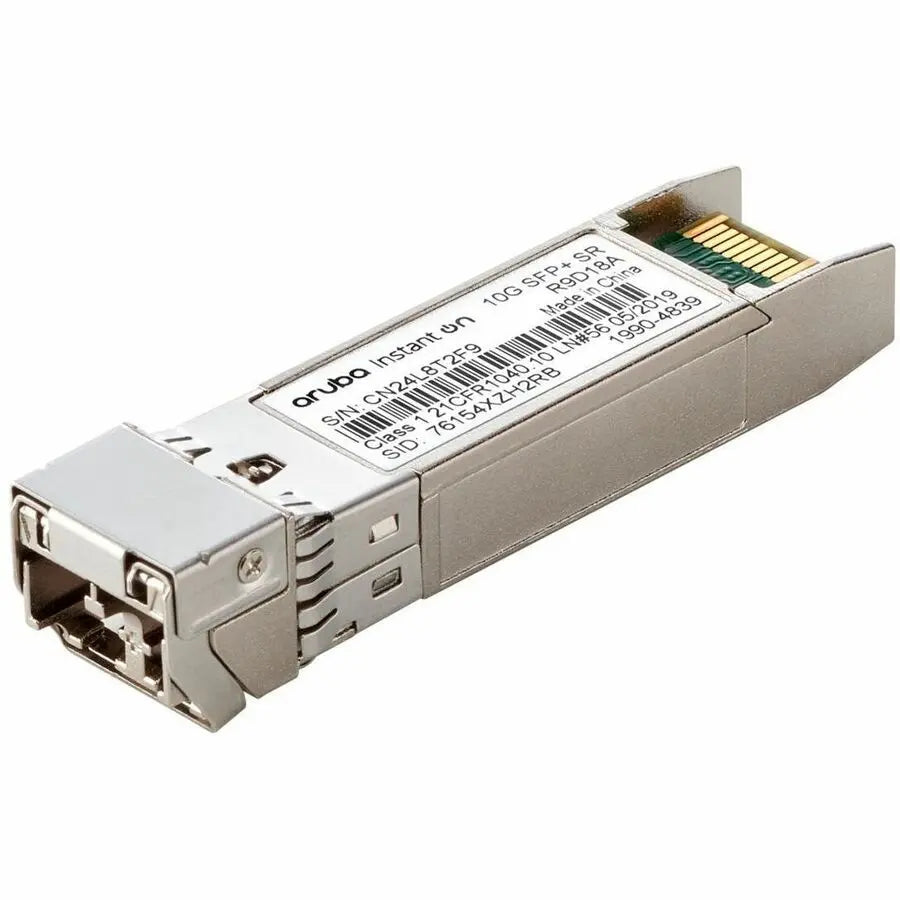HPE Instant On 10G SFP+ LC SR 300m OM3 Multi-Mode Fiber Transceiver R9D18A