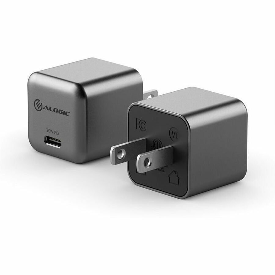 Alogic 30W Rapid Power USB-C Miniature GaN Charger - Compact Fast Charging for Apple and Android Devices