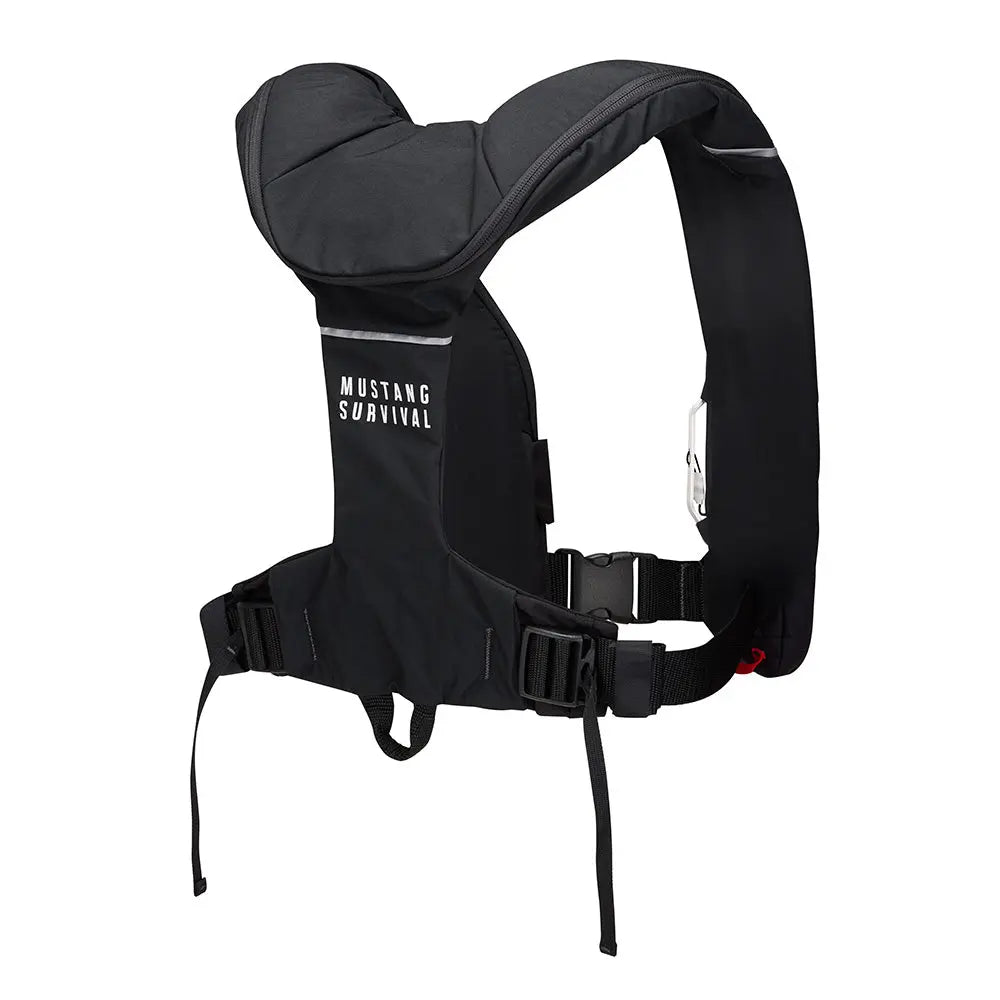 Mustang Survival Elite 190 Offshore Inflatable PFD - Black with Hammar MA1 Inflator