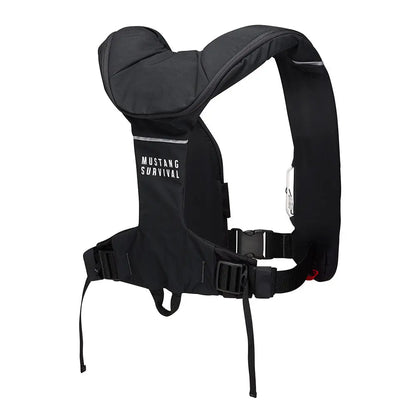 Mustang Survival Elite 190 Offshore Inflatable PFD - Black with Hammar MA1 Inflator