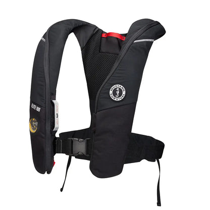 Mustang Survival Elite 190 Offshore Inflatable PFD - Black with Hammar MA1 Inflator