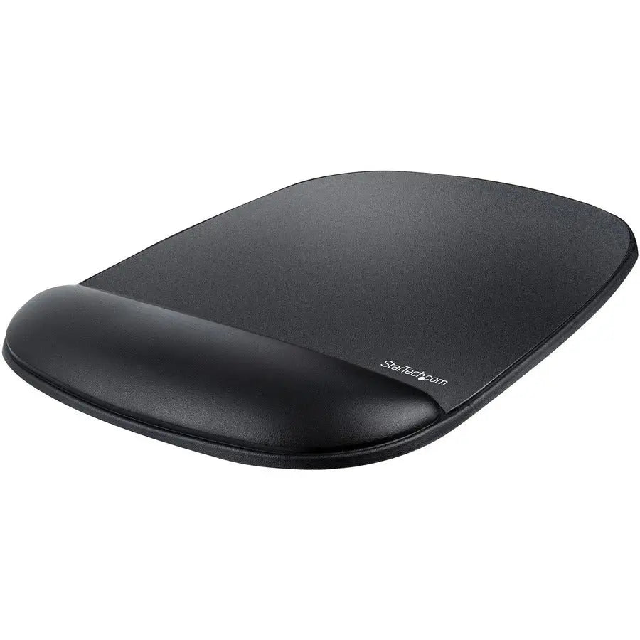 StarTech.com B-ERGO-MOUSE-PAD Ergonomic Gel Mouse Pad with Wrist Support, Black