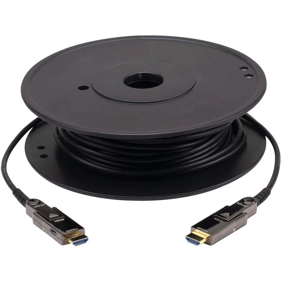 ATEN VE7831A 10M True 4K HDMI Active Optical Cable for High-Resolution Digital Signage and AV Applications