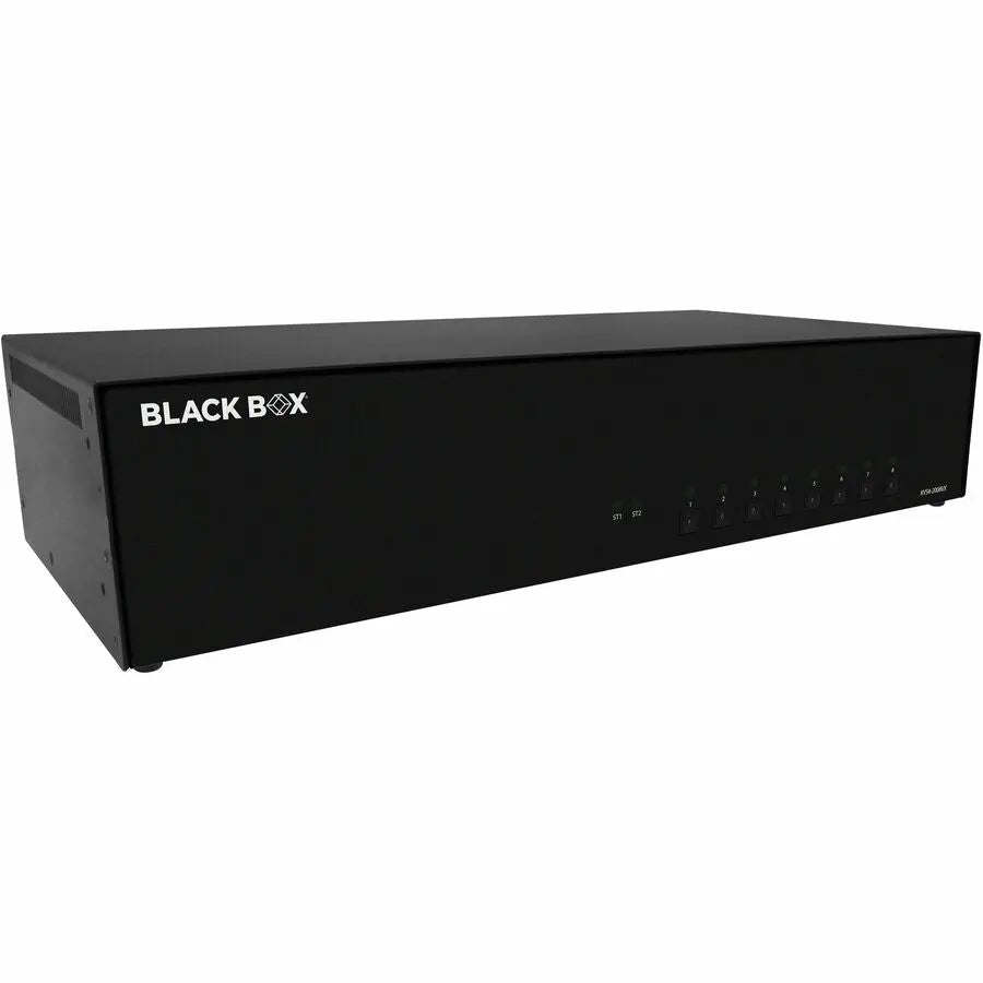 Black Box KVM Switch, NIAP 4.0 Certified - 8-Port Dual-Monitor DisplayPort with CAC Security