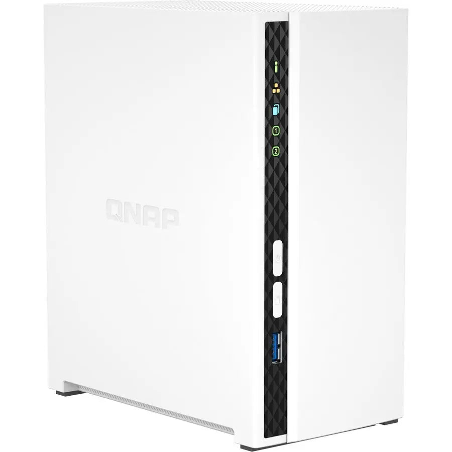 QNAP TS-233 NAS Storage System with AI-Powered Face Recognition and Dual HDD Support