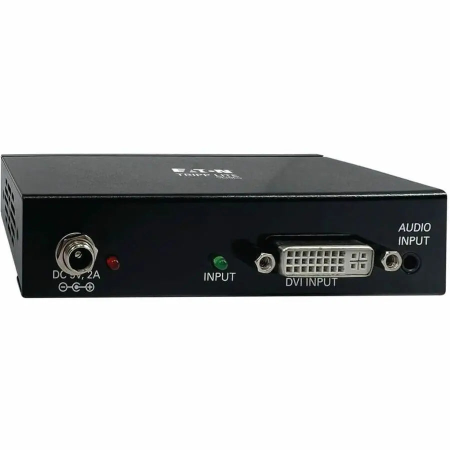 Eaton Tripp Lite Series B116-002A-INT 2-Port DVI Splitter with Audio and Signal Booster