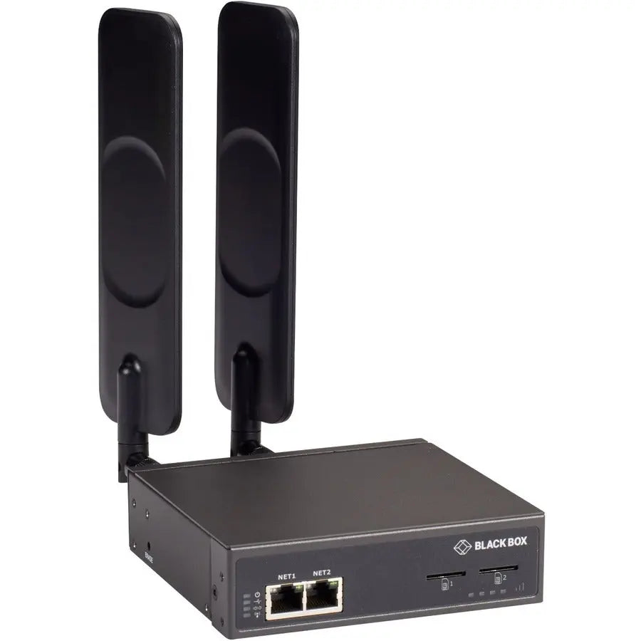 Black Box LES1604A-R-R2 Device Server with 4G LTE Cellular Backup and Dual Gigabit Ethernet Ports