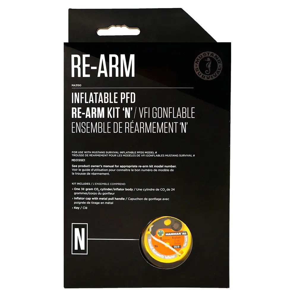 Mustang Survival Re-Arm Kit 'N' for Inflatable PFD Model MD3195E1