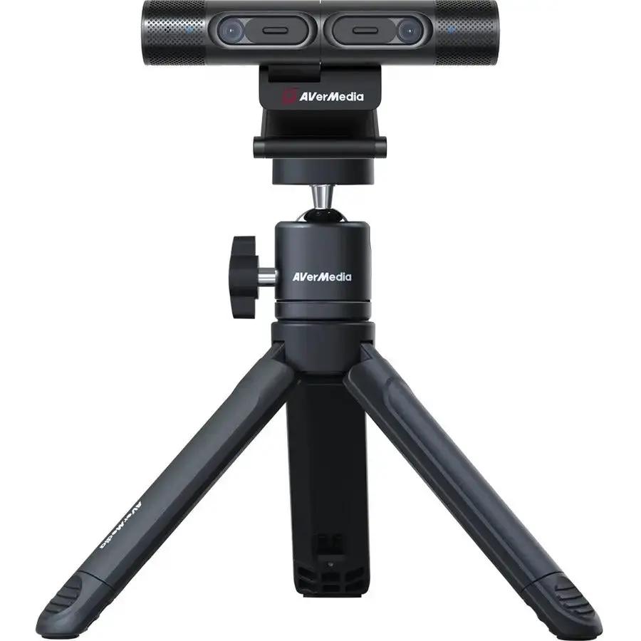 AVerMedia DualCam PW313D 2-in-1 Video Conferencing Camera with Dual Microphones and Adjustable Angles by AVerMedia Technologies, Inc