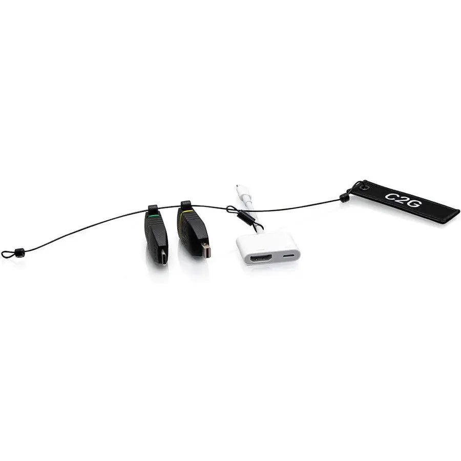Legrand Group C2G HDMI Adapter Ring with Mini DisplayPort, USB-C & Lightning – Universal 4K Connectivity Solution