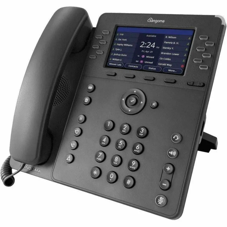 Sangoma Technologies P330 IP Phone by Digium - Corded Desktop VoIP Phone with Bluetooth and Wi-Fi