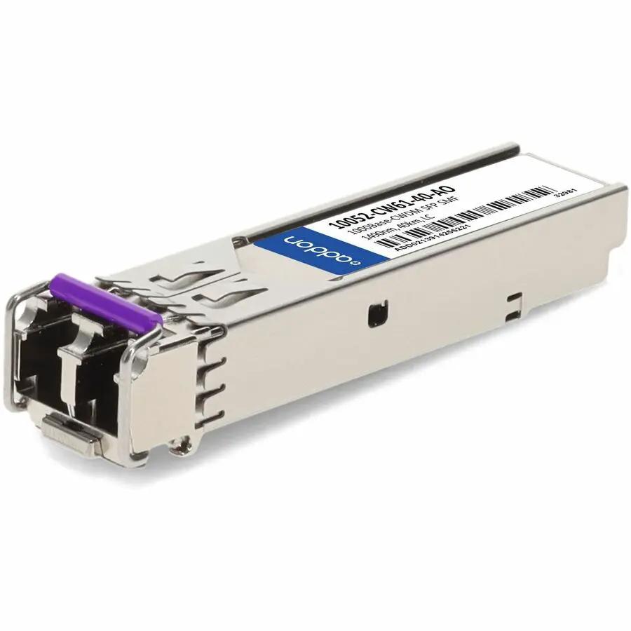 AddOn Extreme Networks SFP (Mini-GBIC) Module Part #10052-CW61-40-AO for 1000Base-CWDM Data Transmission over Single-Mode Fiber by ADDON