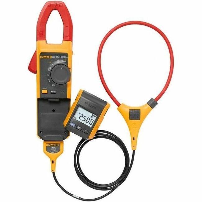 Fluke 381 Remote Display True RMS AC/DC Clamp Meter with iFlex - Wireless and High Current Measurement