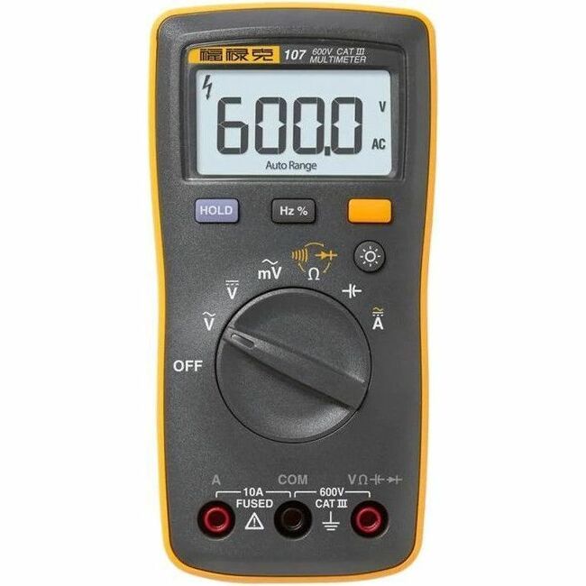 Fluke 107 Pocket Digital Multimeter - CAT III 600V Safety Rating