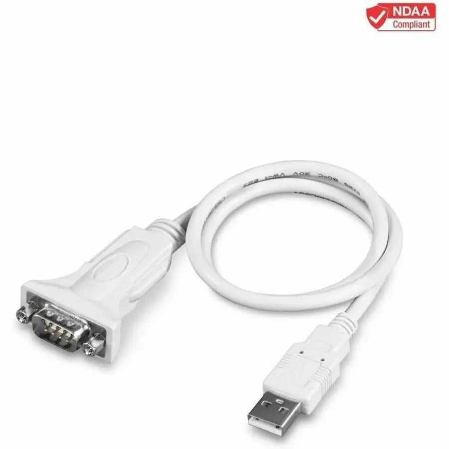 TRENDnet USB to Serial 9-Pin Converter Cable, TU-S9, USB to RS232 Serial Adapter, Supports Windows & Mac, USB 1.1, USB 2.0, USB 3.0, 64cm (25 in.) Cable Length, Plug & Play, White