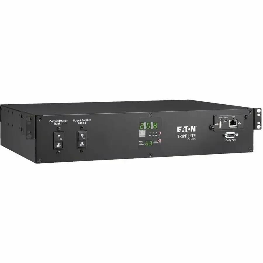 Eaton Corporation Tripp Lite PDUMNH30HVAT2 19-Outlets Rack-Mountable PDU with Remote Monitoring and Automatic Transfer Switch by Eaton Corporation